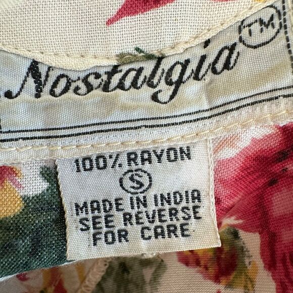 VINTAGE Nostalgia Floral Corset Dress - Picture 3 of 7